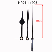 Hr9411 102 mm Black Spade Clock Hands 903 Second Hand